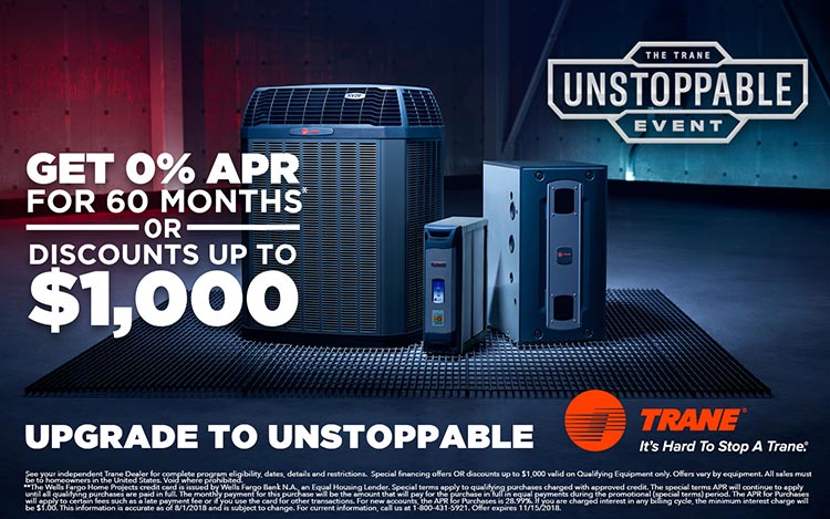 The Trane Unstoppable Event Discount